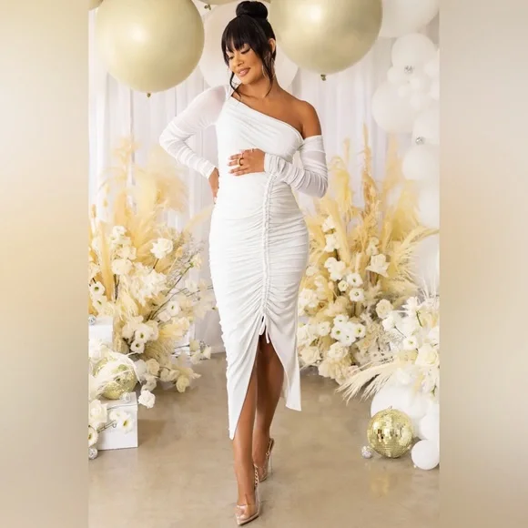 Club London Dresses Sexy White Maternity Dress Poshmark
